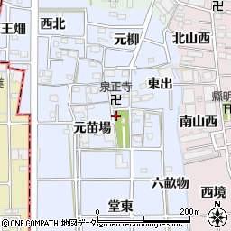 愛知県あま市乙之子屋敷39周辺の地図