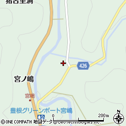 愛知県北設楽郡豊根村坂宇場上地周辺の地図