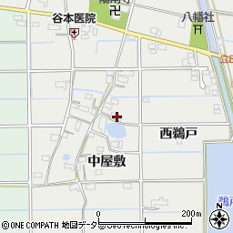 愛知県愛西市戸倉町中屋敷72周辺の地図