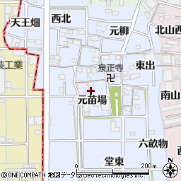 愛知県あま市乙之子屋敷52周辺の地図