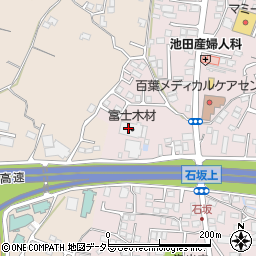 富士木材株式会社　流通センター周辺の地図