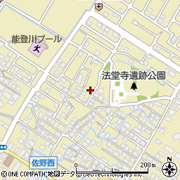 滋賀県東近江市佐野町565-7周辺の地図