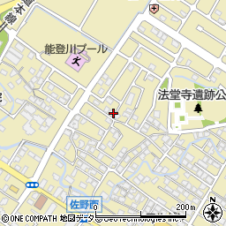 滋賀県東近江市佐野町570-4周辺の地図