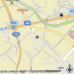 京都府船井郡京丹波町和田安階周辺の地図