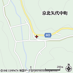 京都府京都市右京区京北矢代中町13周辺の地図