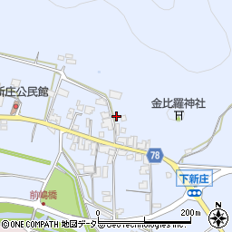 兵庫県丹波市氷上町下新庄767-2周辺の地図