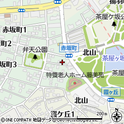 愛知県名古屋市千種区赤坂町2丁目33周辺の地図