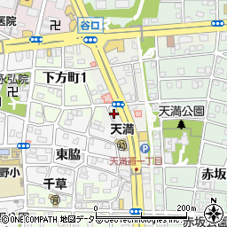 愛知県名古屋市千種区天満通1丁目44周辺の地図