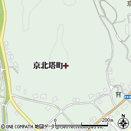 京都府京都市右京区京北塔町周辺の地図