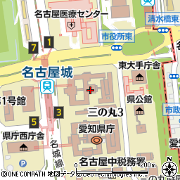 名古屋市周辺の地図