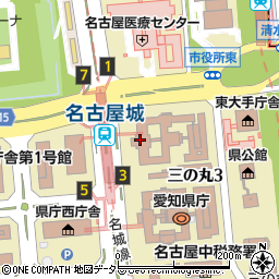名古屋市役所緑政土木局道路建設部　道路建設課周辺の地図