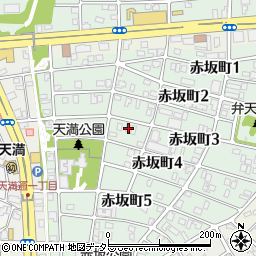 愛知県名古屋市千種区赤坂町3丁目54-1周辺の地図