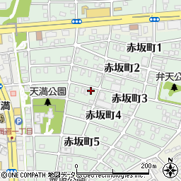愛知県名古屋市千種区赤坂町3丁目52周辺の地図