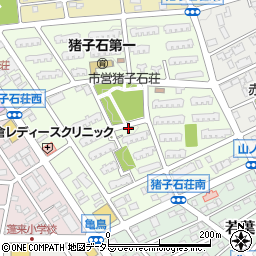 愛知県名古屋市名東区つつじが丘周辺の地図