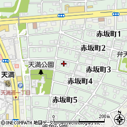 愛知県名古屋市千種区赤坂町3丁目54周辺の地図