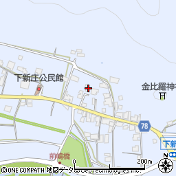 兵庫県丹波市氷上町下新庄790周辺の地図