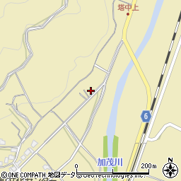 岡山県津山市加茂町塔中168周辺の地図