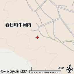 兵庫県丹波市春日町牛河内168周辺の地図