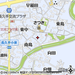 愛知県長久手市岩作南島15周辺の地図
