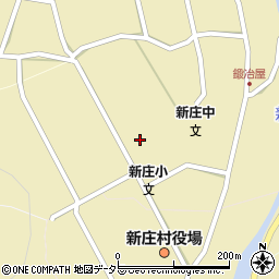 岡山県真庭郡新庄村2074周辺の地図