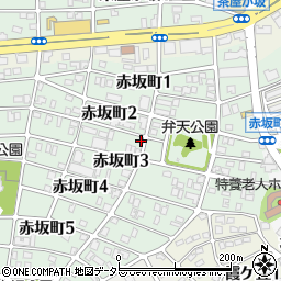 愛知県名古屋市千種区赤坂町2丁目44周辺の地図