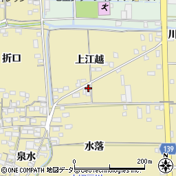 愛知県あま市七宝町遠島上江越周辺の地図