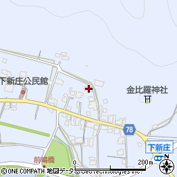 兵庫県丹波市氷上町下新庄793周辺の地図