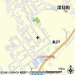 愛知県豊田市深見町木戸周辺の地図