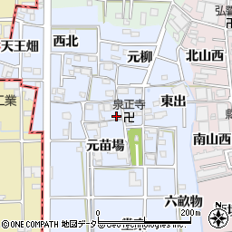 愛知県あま市乙之子屋敷63周辺の地図