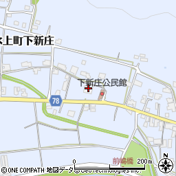 兵庫県丹波市氷上町下新庄889-1周辺の地図