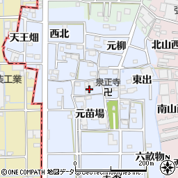 愛知県あま市乙之子屋敷61周辺の地図