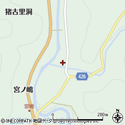 愛知県北設楽郡豊根村坂宇場上地23周辺の地図