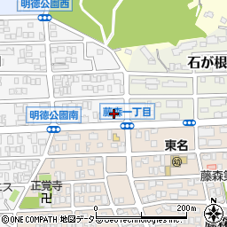 ファミリーマート名東猪高台店周辺の地図