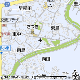 愛知県長久手市岩作南島50周辺の地図