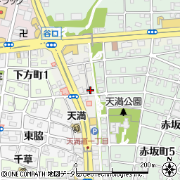 愛知県名古屋市千種区天満通1丁目18周辺の地図