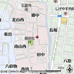 愛知県あま市小橋方海用周辺の地図
