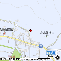 兵庫県丹波市氷上町下新庄773周辺の地図