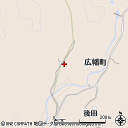 愛知県豊田市広幡町下貝戸周辺の地図