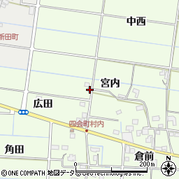 愛知県愛西市下一色町宮内140周辺の地図
