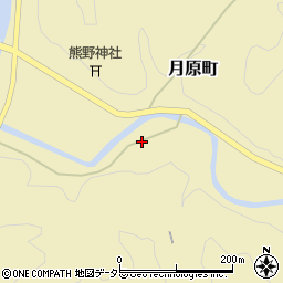 愛知県豊田市月原町橋向周辺の地図