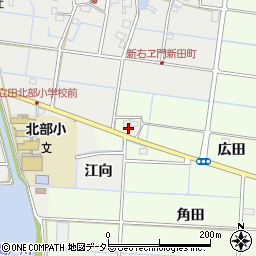 愛知県愛西市四会町広田39周辺の地図
