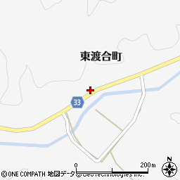 愛知県豊田市東渡合町日向中周辺の地図