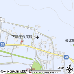 兵庫県丹波市氷上町下新庄805周辺の地図