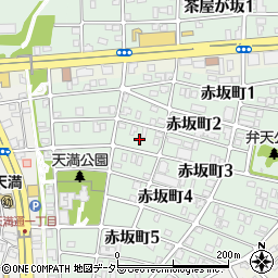 愛知県名古屋市千種区赤坂町3丁目19周辺の地図