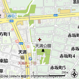 愛知県名古屋市千種区赤坂町3丁目7-1周辺の地図