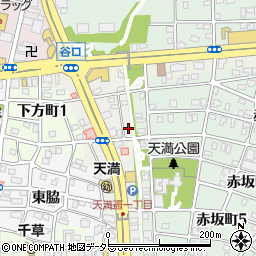 愛知県名古屋市千種区天満通1丁目16周辺の地図