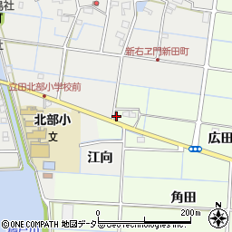 愛知県愛西市四会町広田44周辺の地図