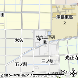 サカエ理研工業株式会社　津島工場周辺の地図
