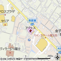 くろーばー結び富士店周辺の地図