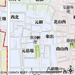 愛知県あま市乙之子屋敷67周辺の地図